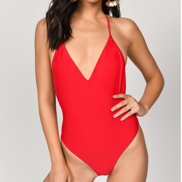 Tobi Sexy Red One Piece - Picture 1 of 7